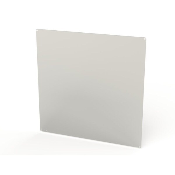 22.75 in H, 0.08 in D, 22.75 in W, Aluminum